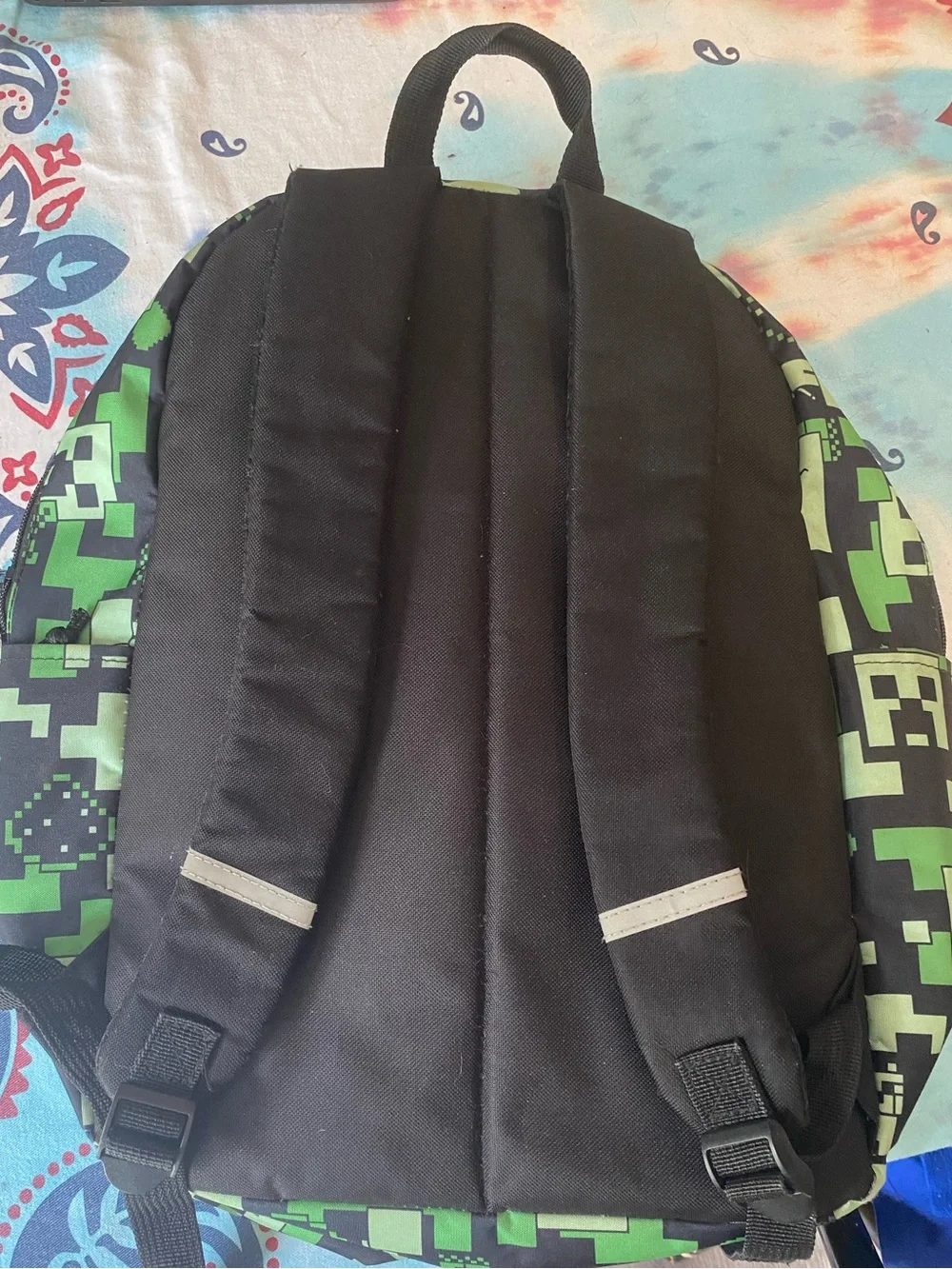 Minecraft creeper backpack school book bag
